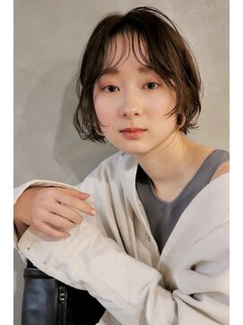 パーク(PARK) 【PARK】抜け感ショートボブ×こっくりブラウン