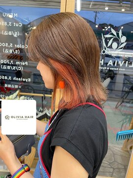オリビアヘアー(OLIVIA HAIR) 夏カラー☆