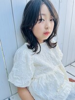 ヘアメイク マルナ 本店(HAIR MAKE MALUNA) 【MALUNA ヒマワリ】kids cut×韓国くびれボブ