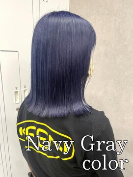 ビューティーサロン ガーデン(beauty salon garden) 艶っぽネイビーグレーカラー ☆ 担当 蒼 ☆