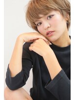 オブヘアー 宮崎台店(Of HAIR) ショートハイトーン可愛い大人ミルクティー艶簡単スタイリング