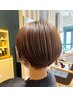 ☆ダメージ軽減ストレート☆ カット＆ポイント縮毛矯正　￥9500