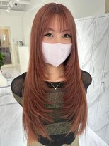 キング 梅田(K!ng)&nbsp;ハイライトカラーミルクティーベージュケアブリーチダブルカラー