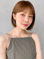 キリ 表参道(kyli)&nbsp;デザインカラー レイヤーカット ウェットヘア オリーブベージュ*