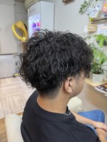 キュアキュア(Cure2) 【クリームパーマ】しっとりやわらかチリらない波巻きパーマ