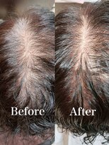 ミック ヘアアンドメイクアップ 高田店(miq Hair&Make up)&nbsp;ヘナカラー/ヘナ染め/白髪染め/ダークブラウン/艶髪