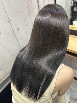 ラフィット 香椎(lafit) 縮毛矯正透明感カラー