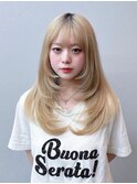 【アイリ】韓国レイヤー×インナーブリーチカラー