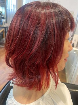 スノードロップ 高円寺店(Snowdrop) 黒髪/ボブルフ/ネビージュ/小顔/ワンレン/高円寺/髪質改善/前髪