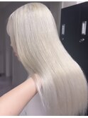 ホワイトブロンドカラー　@shion_maison