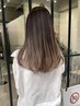 【人気の海外デザイン】カット+ハイライトグラデーション+髪質改善TR