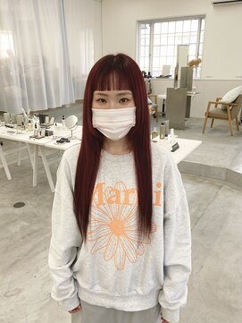 オンド(onde) オン眉×レッドカラー