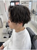【Lond LOGAN亀井】名古屋メンズパーマ　ツイストスパイラル眉毛