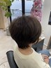 【白髪ぼかし・髪質改善】カット＋水素カラー＋イルミナ＋髪質改善￥ 10110