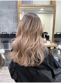 【海外風デザイン】ピンクシャドールーツ×20～40代
