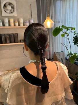 ウルー 六本木店(uruu) 【タイトスタイル】六本木/六本木駅/ヘアセット/結婚式/早朝