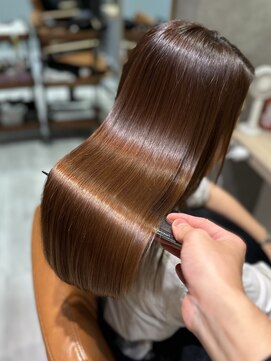 ナル 新宿(nalu) nalu新宿/髪質改善/縮毛矯正/METEO/透明感/インナーカラー/新宿