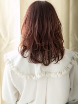 カバーヘア イヴ 戸頭店(COVER HAIR EVE) モーブブラウン抜け感ゆるふわミディアムレイヤーY戸頭30代40代