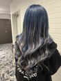 ロサ ファイブヘアー(Rosa..5Hair)&nbsp;BLUEとsilverで映え確定のハイライトスタイル！！