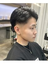 ノア(NOA)&nbsp;ローフェード＋七三分け