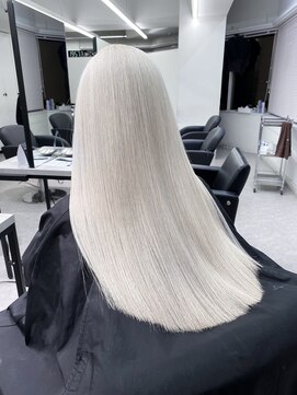 ペレ 渋谷(PELE) 着物ヘア/ダークアッシュ/ミディアムレイヤーカット/渋谷