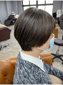【大人上品】丸みシルエットのショートスタイル