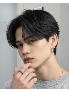 ポーチバイハニー オモテサンドウ(PORCH by HONEY omotesando) ニュアンスセンターパート刈り上げセンターパートフェザーパーマ