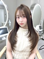 ベル 新宿店(Vel) 極艶髪質改善×小顔レイヤー×柔らかグレージュカラー