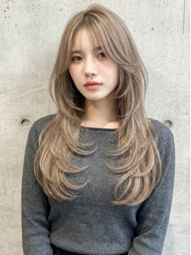 ニューヨークニューヨーク 南草津店(NYNY) 韓国風レイヤーxミルクベージュxハイトーン