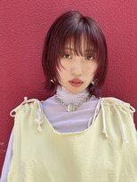 ユニ(uni)&nbsp;レイヤーボブ.チェリーレッド