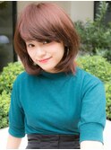 ブラウンベージュボブ☆