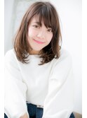 【Lab小山】ナチュラルカールで大人かわいいラブセミディ♪b