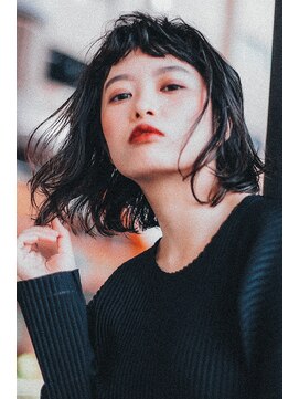 エムスラッシュ たまプラーザ(M.SLASH) ■モードフェミニンショ-トバングロブM.SLASHたまプラーザ12-1★