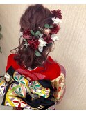 成人式 ☆ ハーフアップ