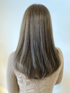 フレイムスヘアデザイン(FRAMES hair design) 大人イルミナカラー×艶感セミロング