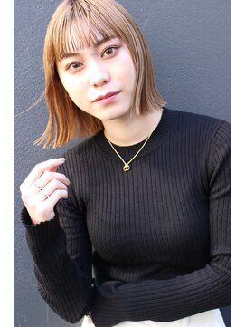 ミエルヘアーエスト 新宿店(mielhair est) 切りっぱなしボブ