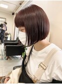 チェリーブラウンボブ