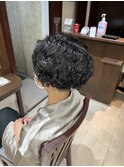【GROOMER/S 佐藤】 波巻きスパイラルパーマ スペインカール