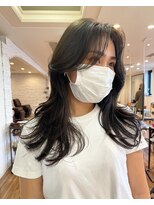 ノラキチジョウジ(NORA KICHIJOJI)&nbsp;#カーテンバング#顔まわりレイヤー#くびれヘア#レイヤーカット