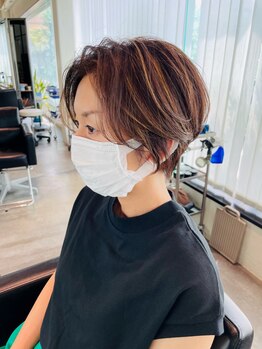 ヘアサロン エン(hair salon en.)の写真/口コミ高評価☆バランスが命!悩みを解決し柔らかさを残したフォルムで似合わせ♪【野々市/イルミナカラー】