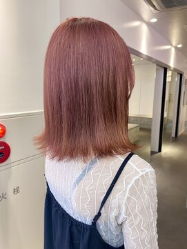 ゲーム 原宿店(GAME) ピンクベージュ/ダブルカラー/ケアブリーチ/髪質改善/原宿