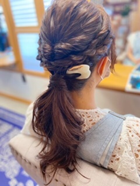 お呼ばれヘアセット☆