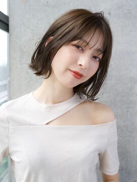 エインアンリー 表参道(AIN.ANLY.) 前髪あり外はねボブ20代30代40代【AIN.表参道】川原大地