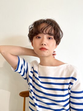 メモリーズ 銀座(Memories) ショートパーマ/前髪パーマ/耳掛けショート