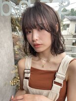 サンド 表参道(sand)&nbsp;ショートボブパーマ20代30代40代イヤリングカラー大人可愛い