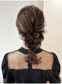 ヘアアレンジ パーティーアレンジ 結婚式ヘアアレンジドレスヘア