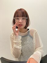 シエル 一社(cher)&nbsp;ぷつんとボブに顔まわりのほんのりレイヤー