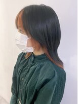 グランドライン(GRAND LINE)&nbsp;《GRANDLINE友田千栄》ウルフカットオレンジインナーカラー