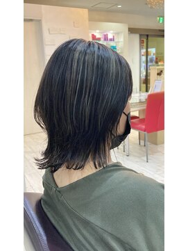 フェイバリットビューティシャルム(Favorite Beauty Charme) くっきりハイライト×白髪ぼかし×くびれスタイル×レイヤー