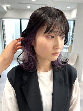 ツキ 横浜店(tuki) インナーカラーケアブリーチイヤリングカラーハイライトレイヤー